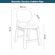 6 Kit 4 Cadeiras Empilhavel Infantil Pipa Rivatti 38,5 cm -Larg- Estrutura Polipropileno -PP- Menta Desenho Tecnico